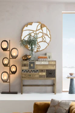 KARE Design Lattiavalaisimet*Five Loops Lattiavalaisin 173cm