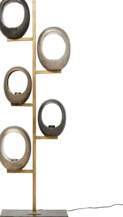 KARE Design Lattiavalaisimet*Five Loops Lattiavalaisin 173cm