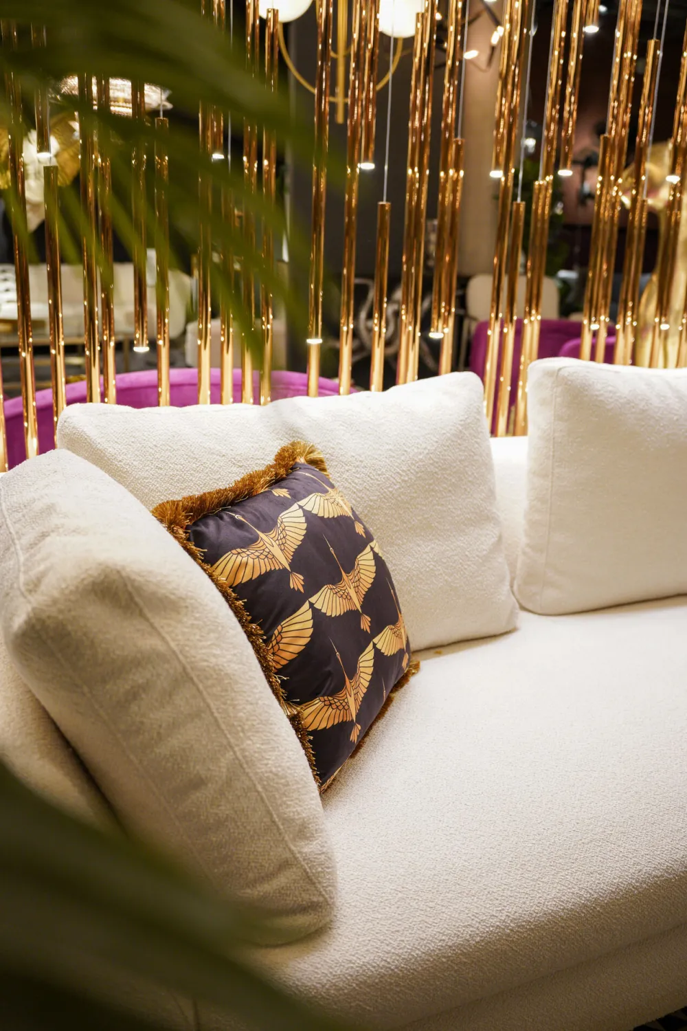 KARE Design Sisustustyynyt|Olohuone*Flamingo Fringe Tyyny 45x45cm