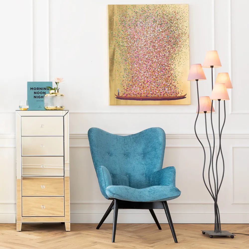 KARE Design Lattiavalaisimet*Flexible Berry Cinque 5 Lattiavalaisin