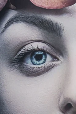 KARE Design Taulut*Flower Art Lady Lasitaulu 80x80cm