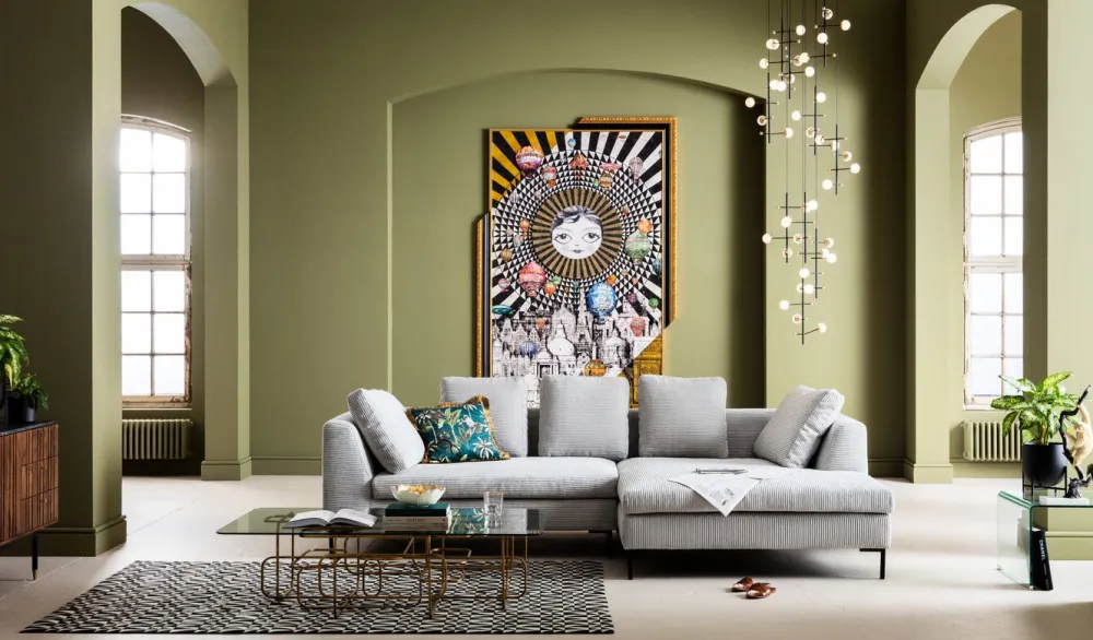 KARE Design Kulhot*Flower Bloom Deco Kulho, Kerma/kulta Ø25cm