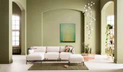 KARE Design Taulut*Flower Boat Canvas Taulu - Vihreä, Keltainen 80x100cm