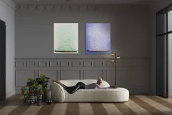 KARE Design Taulut*Flower Boat Canvas Taulu - Beige, Vihreä 80x100cm