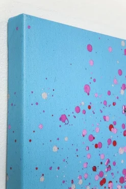 KARE Design Taulut*Flower Boat Taulu Sininen/pinkki 120x160cm