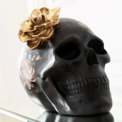KARE Design Koriste-Esineet*Flower Skull Pääkallo Koriste-esine 22cm