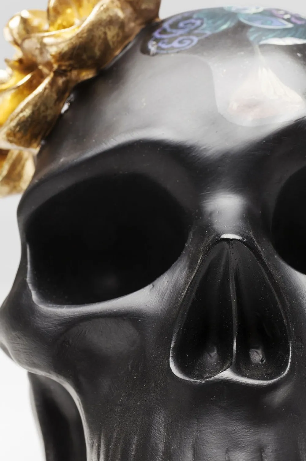 KARE Design Koriste-Esineet*Flower Skull Pääkallo Koriste-esine 22cm