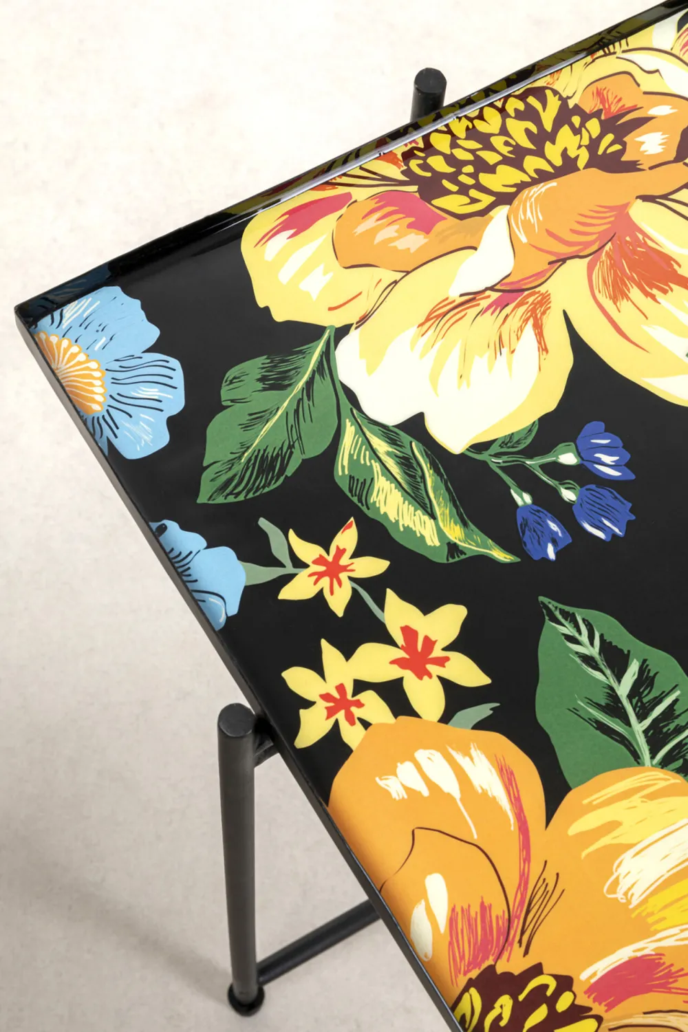 KARE Design Sohvapöydät*Flowers Garden Square Sivupöytä (2/Setti)