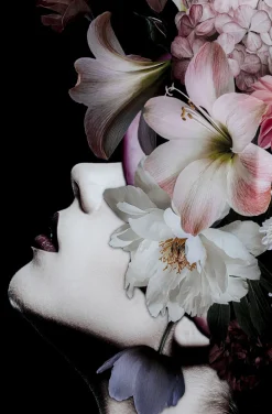 KARE Design Taulut*Flowery Beauty Lasitaulu 80x120cm