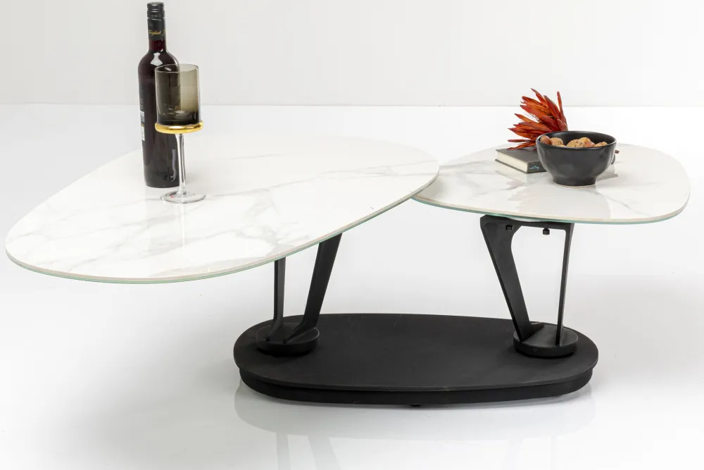 KARE Design Sohvapöydät*Franklin Sohvapöytä, Valkoinen 150x58cm