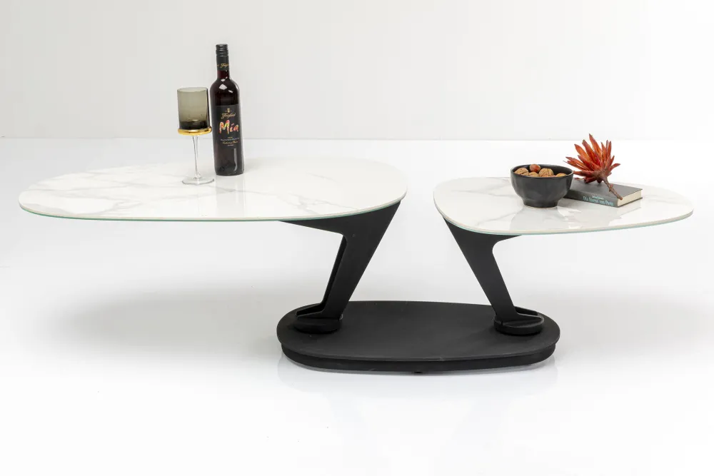 KARE Design Sohvapöydät*Franklin Sohvapöytä, Valkoinen 150x58cm