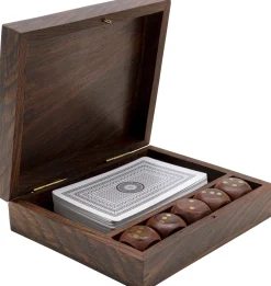 KARE Design Jalalliset Koriste-Esineet*Gamble Korttilaatikko, Peli Koriste-esine, Puuta (7/osaa)