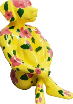 KARE Design Jalalliset Koriste-Esineet*Gangster Dog Koira Koriste-esine Keltainen 80cm