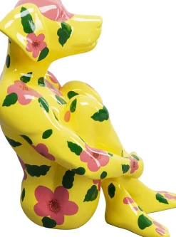 KARE Design Jalalliset Koriste-Esineet*Gangster Dog Koira Koriste-esine Keltainen 80cm