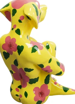 KARE Design Jalalliset Koriste-Esineet*Gangster Dog Koira Koriste-esine Keltainen 80cm