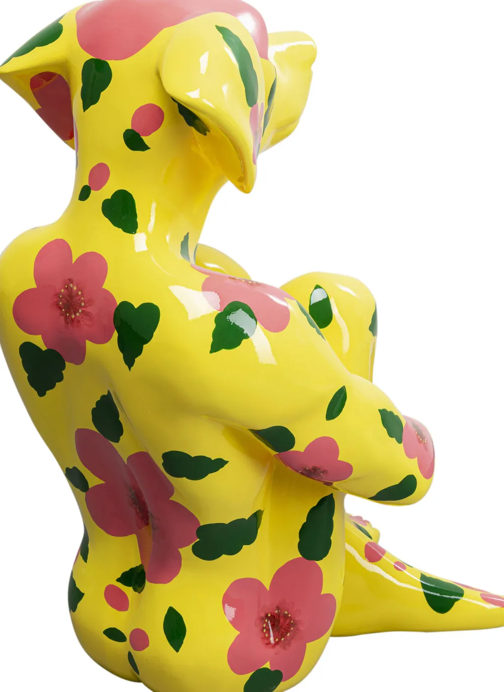 KARE Design Jalalliset Koriste-Esineet*Gangster Dog Koira Koriste-esine Keltainen 80cm