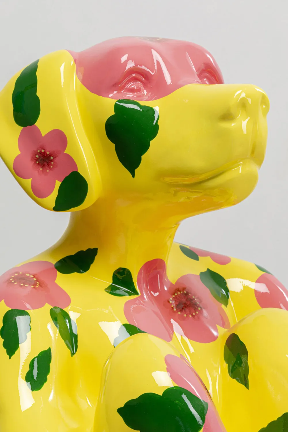 KARE Design Jalalliset Koriste-Esineet*Gangster Dog Koira Koriste-esine Keltainen 80cm