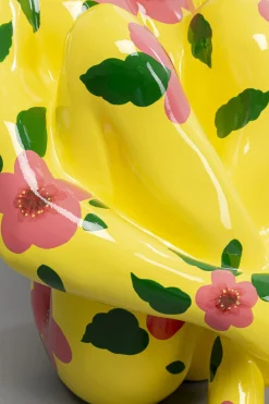 KARE Design Jalalliset Koriste-Esineet*Gangster Dog Koira Koriste-esine Keltainen 80cm