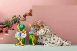 KARE Design Jalalliset Koriste-Esineet*Gangster Rabbit Jänis Koriste-esine Värikäs 80cm