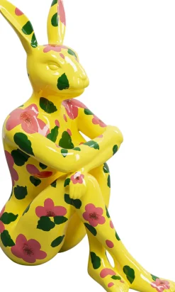 KARE Design Jalalliset Koriste-Esineet*Gangster Rabbit Jänis Koriste-esine Keltainen 80cm
