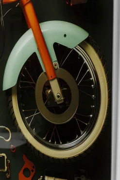 KARE Design Taulut|Olohuone*Garage Motorbike Moottoripyörä Lasitaulu 60x80cm