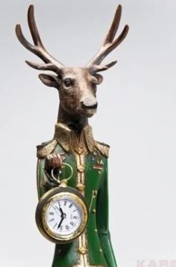 KARE Design Kellot*Gentleman Deer Peura Pöytäkello