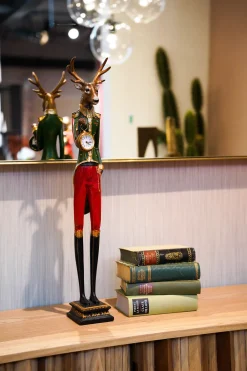 KARE Design Kellot*Gentleman Deer Peura Pöytäkello