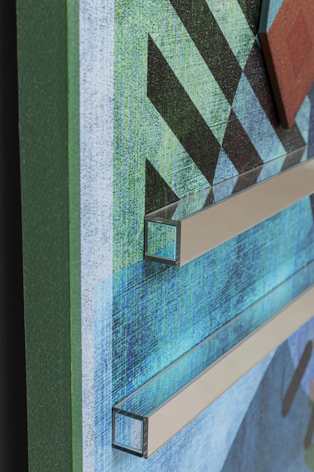 KARE Design Taulut|Olohuone*Geometric Woman Taulu - Monivärinen, 100x150cm