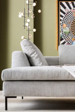 KARE Design Kulmasohvat*Gianni Cord Kulmasohva, Harmaa, Vasen