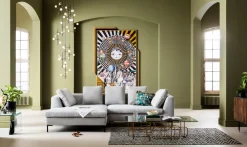 KARE Design Kulmasohvat*Gianni Cord Kulmasohva, Harmaa, Vasen