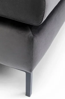 KARE Design Rahit Ja Jakkarat*Gianni Rahi - Samettia, Musta, Harmaa