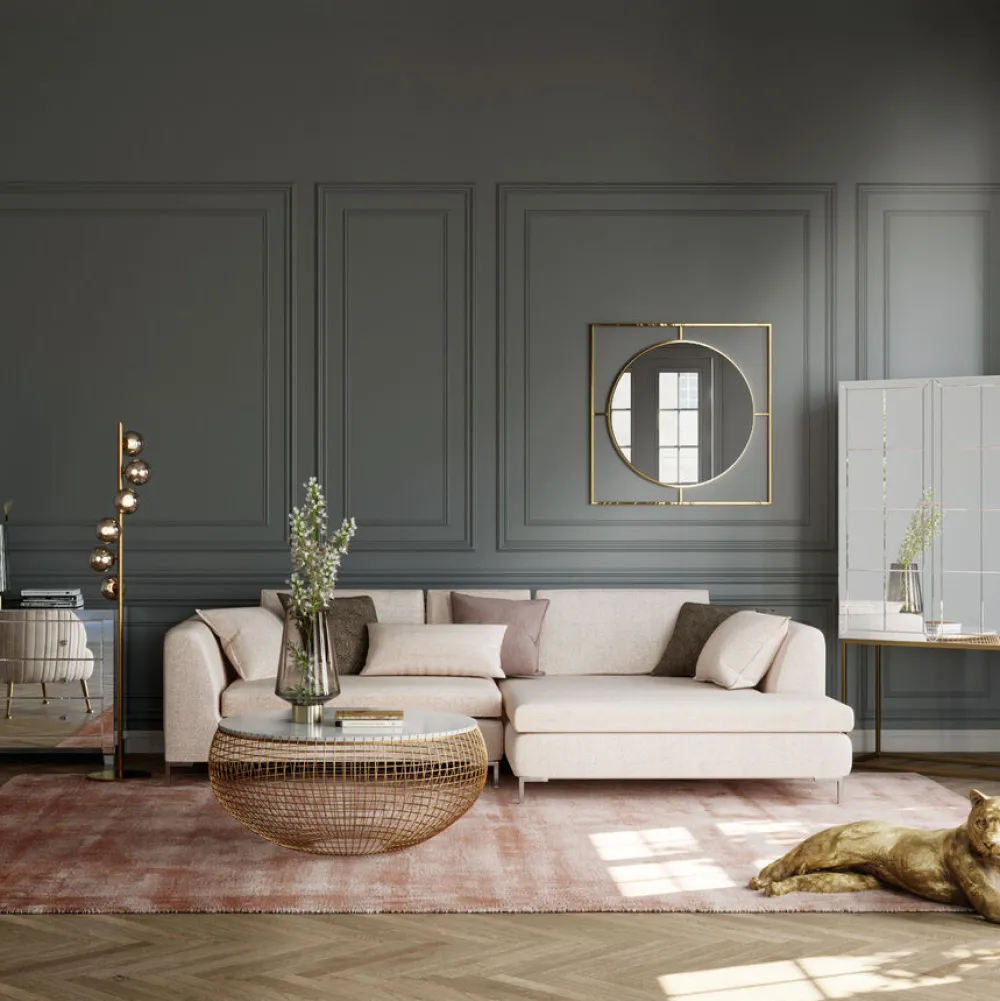 KARE Design Kulmasohvat*Gianni Sohva, Kermanvärinen, Oikea