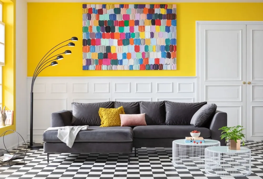 KARE Design Kulmasohvat*Gianni Velvet Kulmasohva - Harmaa, Musta, Vasen