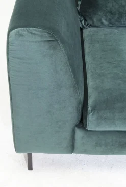 KARE Design Kulmasohvat*Gianni Velvet Kulmasohva - Tummanvihreä/musta, Vasen