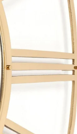 KARE Design Kellot*Giant Seinäkello, Kulta Ø120cm