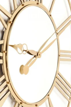 KARE Design Kellot*Giant Seinäkello, Kulta Ø120cm