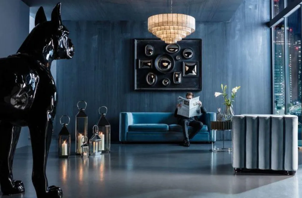 KARE Design Lyhdyt*Giardino Lyhdyt, Hopea (4/Setti)