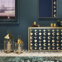 KARE Design Lyhdyt*Giardino Lyhty, Kulta (4/Setti)