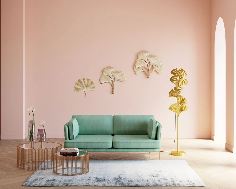 KARE Design Seinäkoristeet*Ginkgo Gold Small Seinäkoriste