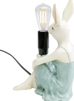 KARE Design Pöytävalaisimet*Girl Rabbit Tyttö Kani, Pupu Pöytävalaisin 21cm