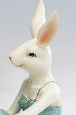 KARE Design Pöytävalaisimet*Girl Rabbit Tyttö Kani, Pupu Pöytävalaisin 21cm