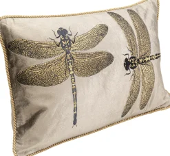 KARE Design Sisustustyynyt*Glitter Dragonfly Sudenkorento Tyyny, Ruskea 50x30cm
