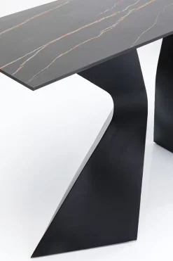 KARE Design Konsolipöydät Ja Sivupöydät*Gloria Konsolipöytä - Musta, Keraaminen Taso 140x81cm