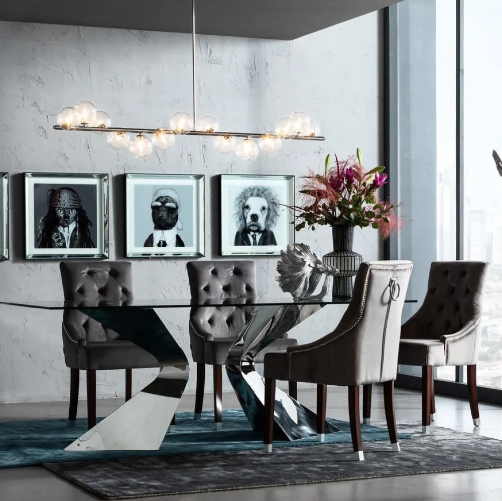 KARE Design Pöydät*Gloria Pöytä, Kromi 100x200cm