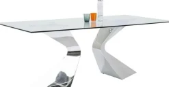 KARE Design Pöydät*Gloria Pöytä, Kromi 100x200cm