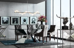 KARE Design Pöydät*Gloria Pöytä, Kromi 100x200cm