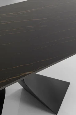 KARE Design Pöydät*Gloria Pöytä Ulkokaluste, Keraaminen Pöytälevy, Musta, 180x90cm