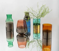 KARE Design Maljakot|Olohuone*Glow Blue Maljakko, Sininen 30cm