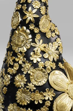 KARE Design Koriste-Esineet*Gnome Standing Tonttu Koriste-esine, Musta/kulta 46cm