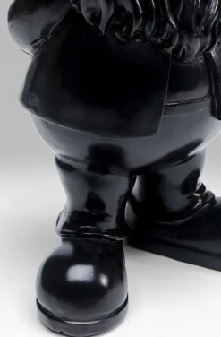 KARE Design Koriste-Esineet*Gnome Standing Tonttu Koriste-esine, Musta/kulta 30cm